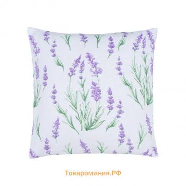 Подушка декоративная Guten Morgen Lavender, размер 40х40 см