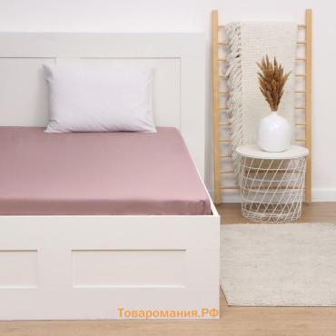 Простыня  Twilight Mauve 220*215, 100% хлопок, мако-сатин, 114г/м2